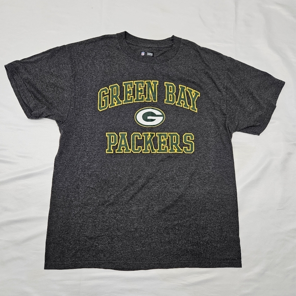 Green Bay Packers Size: L NFL Team Apparel Charcoal Unisex Short Sleeve t-shirt - Picture 1 of 6